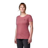 Wild Country Climbing Stamina Women's T-Shirt Mallow - Model Front Angle View