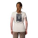 Wild Country Climbing Stamina Women's T-Shirt Moonstone - Model Back View