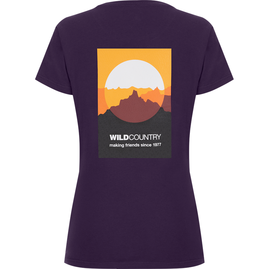 Wild Country Climbing Stamina Women's T-Shirt Parachute - Back View
