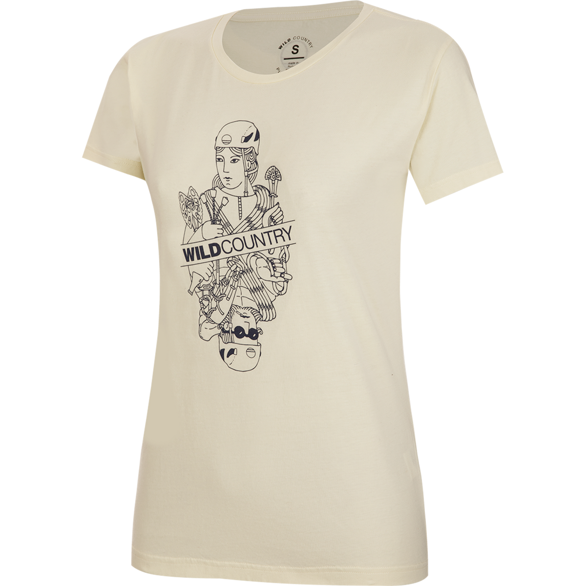 Wild Country Climbing Stamina Women's T-Shirt Quartz - Front Angle View