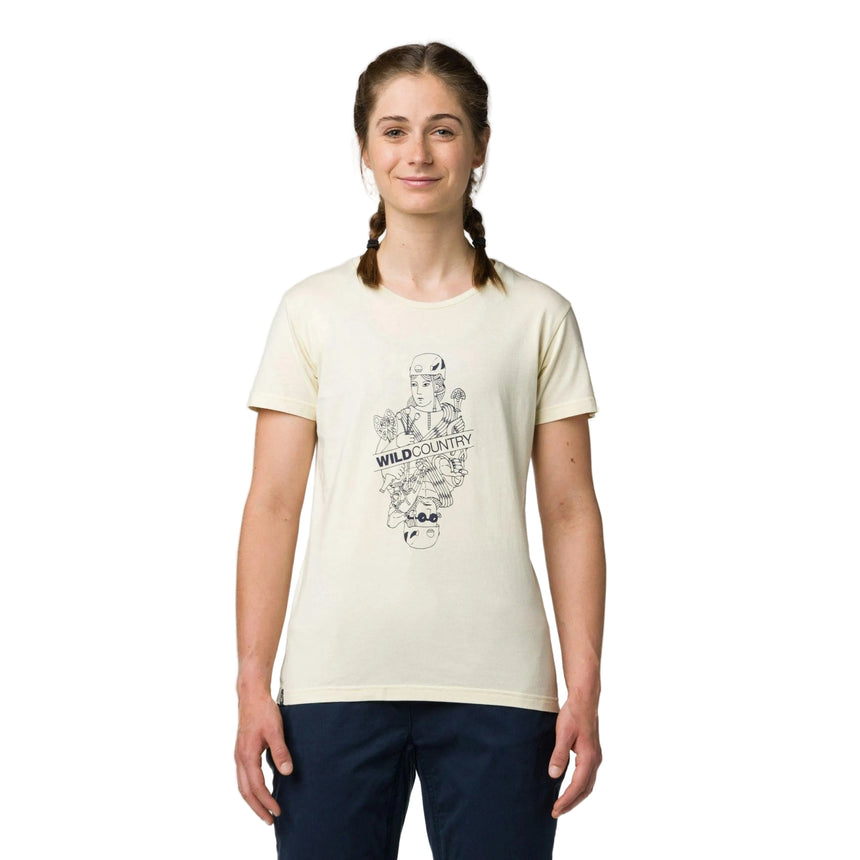 Wild Country Climbing Stamina Women's T-Shirt Quartz - Model Front View
