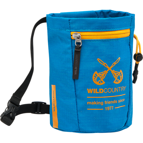 Wild Country Climbing Syncro Chalkbag Outdoor Action Reef - Front Angled