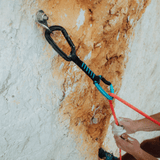 Wild Country Climbing Wildsport Quickdraw 6x12cm Black/Turquoise - Product in Use