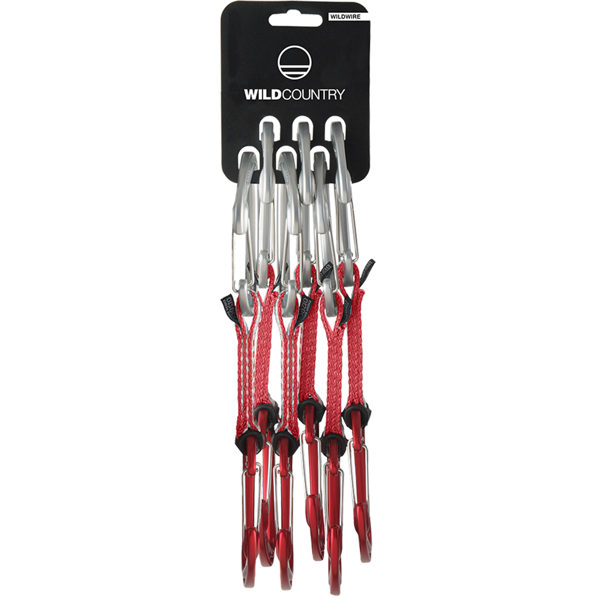 Wild Country Climbing Wildwire Quickdraw 6x10cm Outdoor Action Red - Set