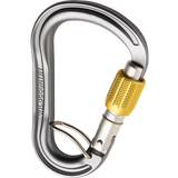 Wild Country Climbing Xenon HMS Screwgate Belay Carabiner Outdoor Action Grey/Yellow - Closed