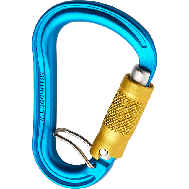 Wild Country Climbing Xenon HMS Trilock Belay Carabiner - Full Front View