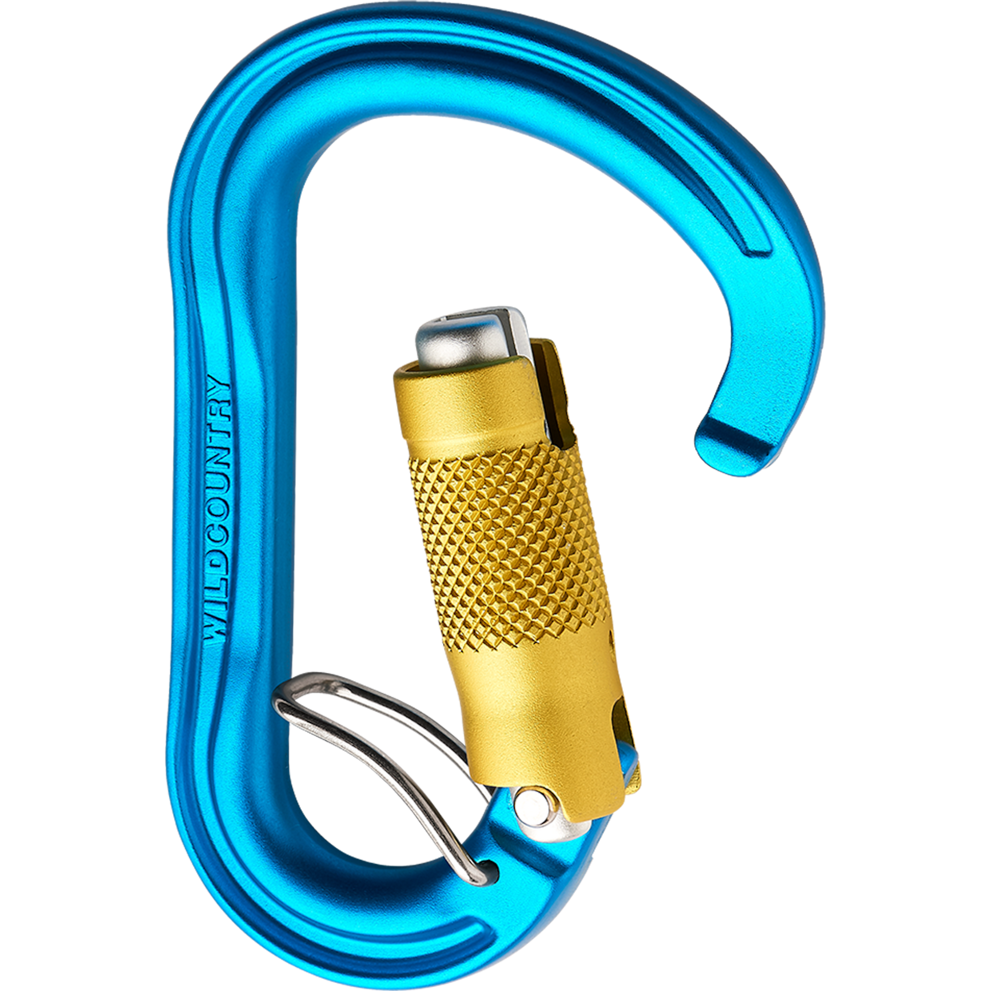 Wild Country Climbing Xenon HMS Trilock Belay Carabiner - Full Front View Unclipped