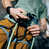 Wild Country Climbng Flow 2.0 Men's Harness Deepwater/Black - Rope Attached to Harness