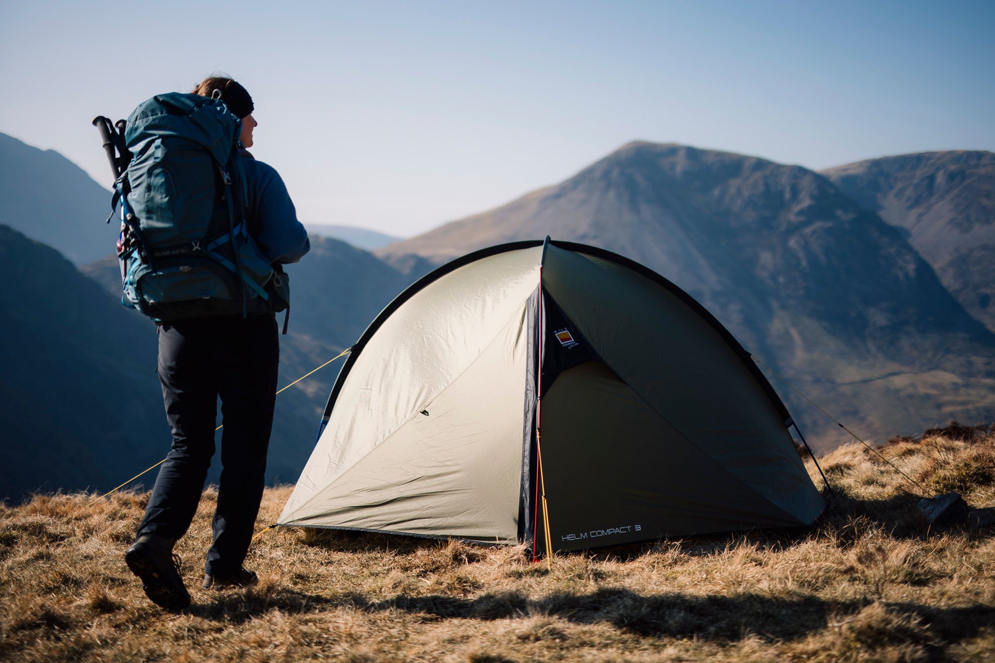 Wild Country Helm Compact 3 Tent Outdoor Action- On Field 4