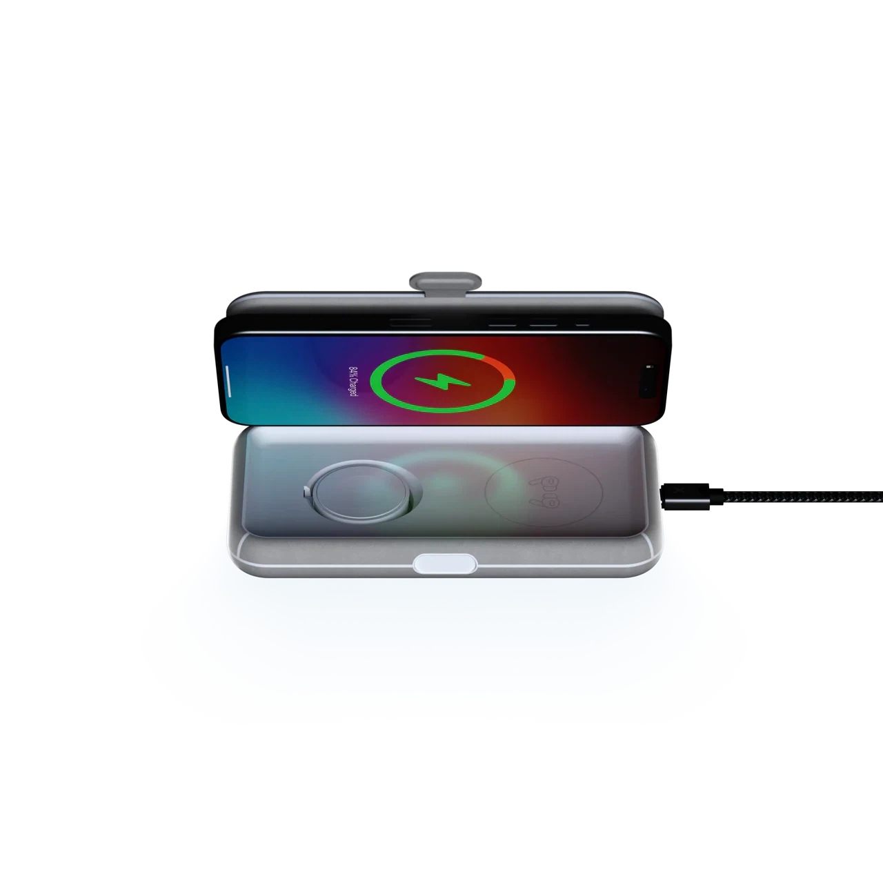 Xtorm Foldable Wireless Travel Charger 3-in-1 - Foldable Phone Connector