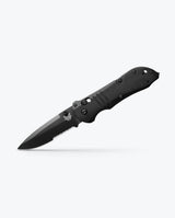 Benchmade Tactical Triage Black G10 - Side Angle Open | Benchmade Knife Co.
