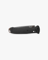 Bailout® Black Aluminum SGY Tanto - Front Profile Closed | Benchmade Knife Co.