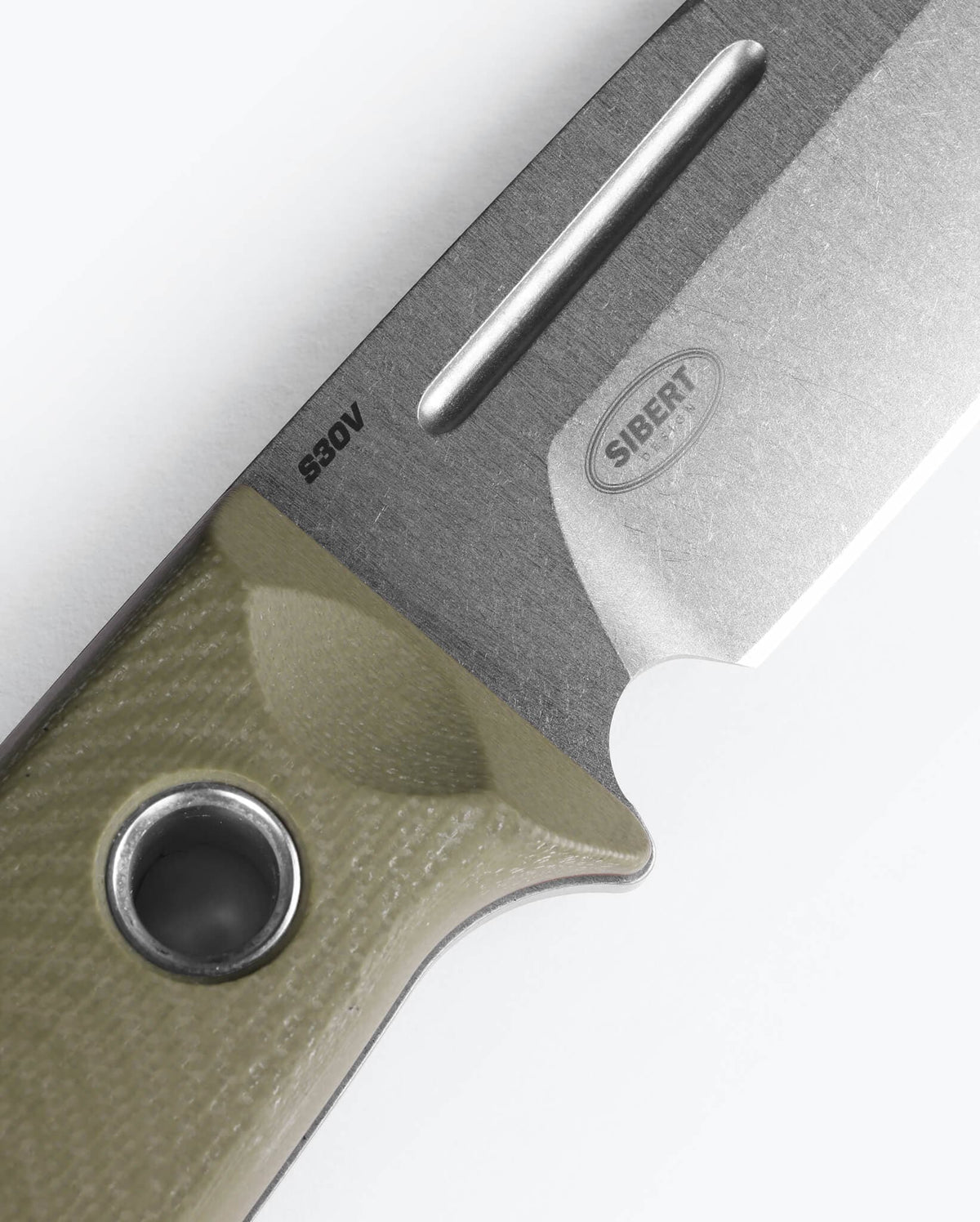 Benchmade Mini Bushcrafter 165-1, handle detail