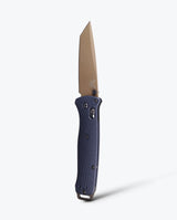 Benchmade Bailout 537FE-02 Crater Blue, open front view