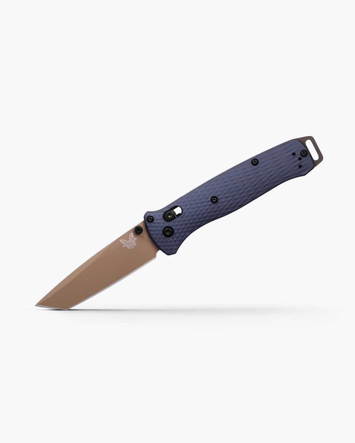 Benchmade Bailout 537FE-02 Crater Blue, angled open view