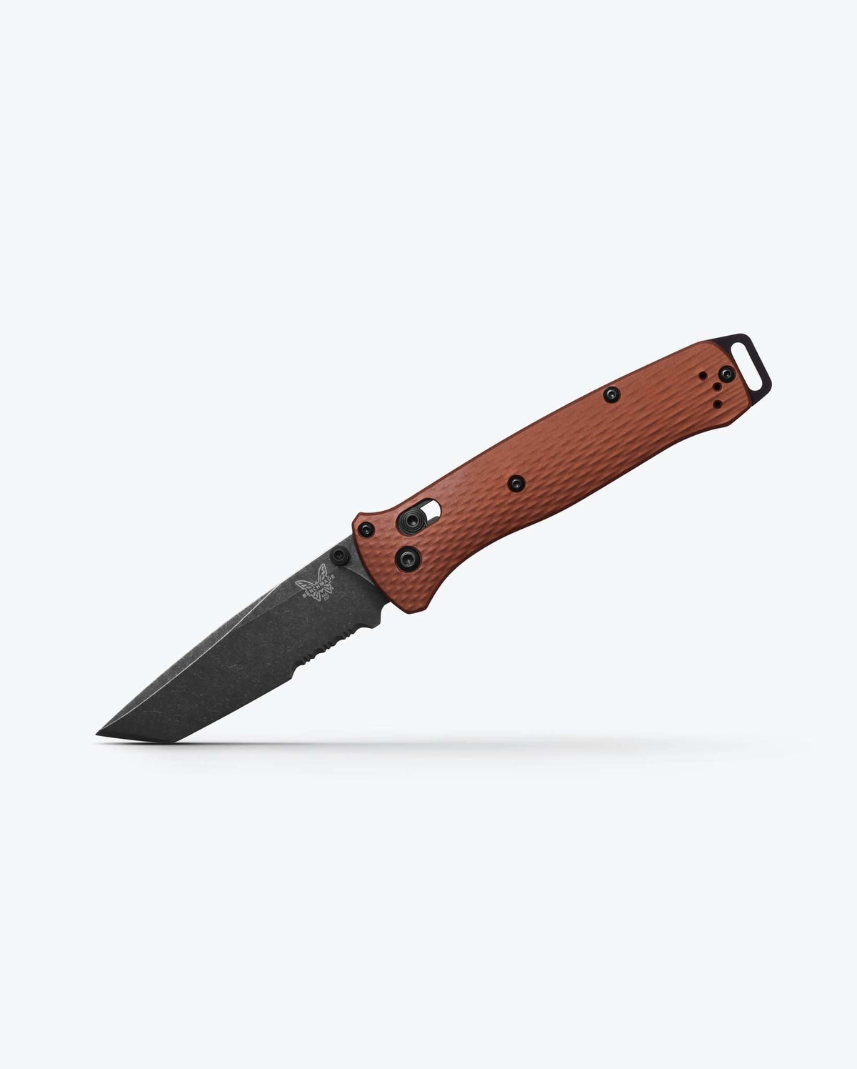 Benchmade Bailout 537SBK-07 Burnt Copper, angled open view