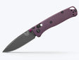 Benchmade Mini Bugout 533GY-09 dark purple Grivory knife open, presentation side