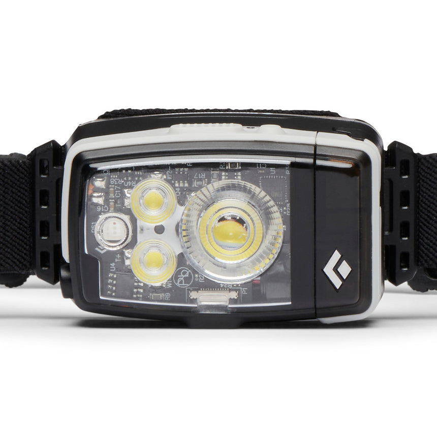 Black Diamond Distance LT 1100 Headlamp Black Alloy- Multifaceted optical lens