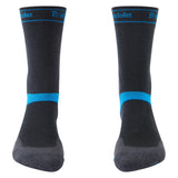 Bridgedale Men's MTB Mid-Season Weight T2 Merino Sport Boot Socks in Dark Grey, alternate view