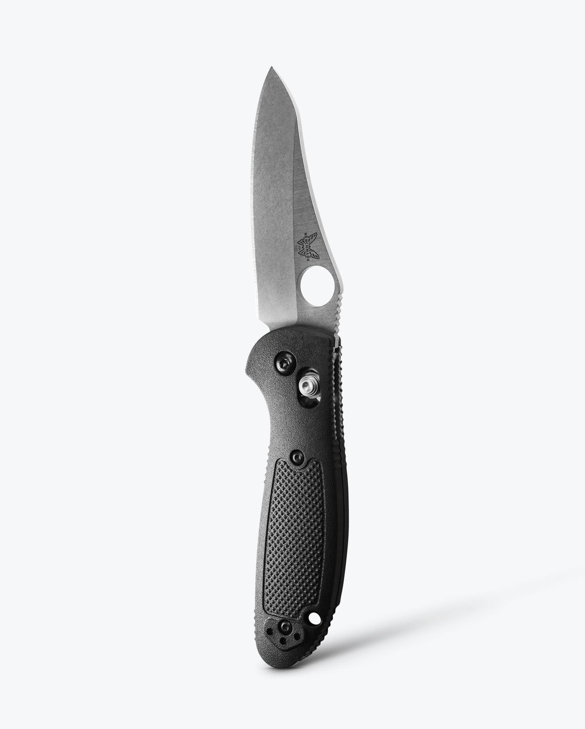 Benchmade Mini Griptilian 555-S30V, upright view