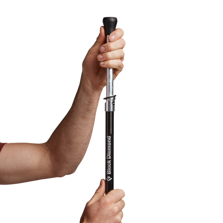 Black Diamond Mega Snow 4P Tent Outdoor Action Sky Blue- Pole Link Converter™ for ski/trekking pole