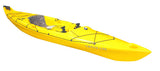 Mission CATCH 420 EXP kayak, Yellow, three-quarter view