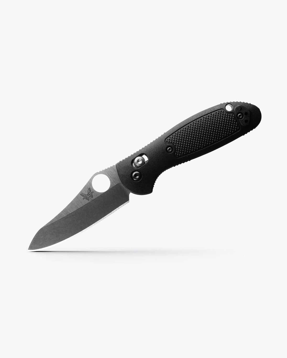 Benchmade Mini Griptilian 555-S30V, angled view