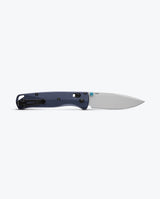 Bugout® Crater Blue Drop-point Opened - Back Profile | Benchmade Knife Co.