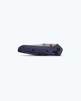 Mini Osborne Denim Micarta - Closed Side Profile | Benchmade Knife Co.