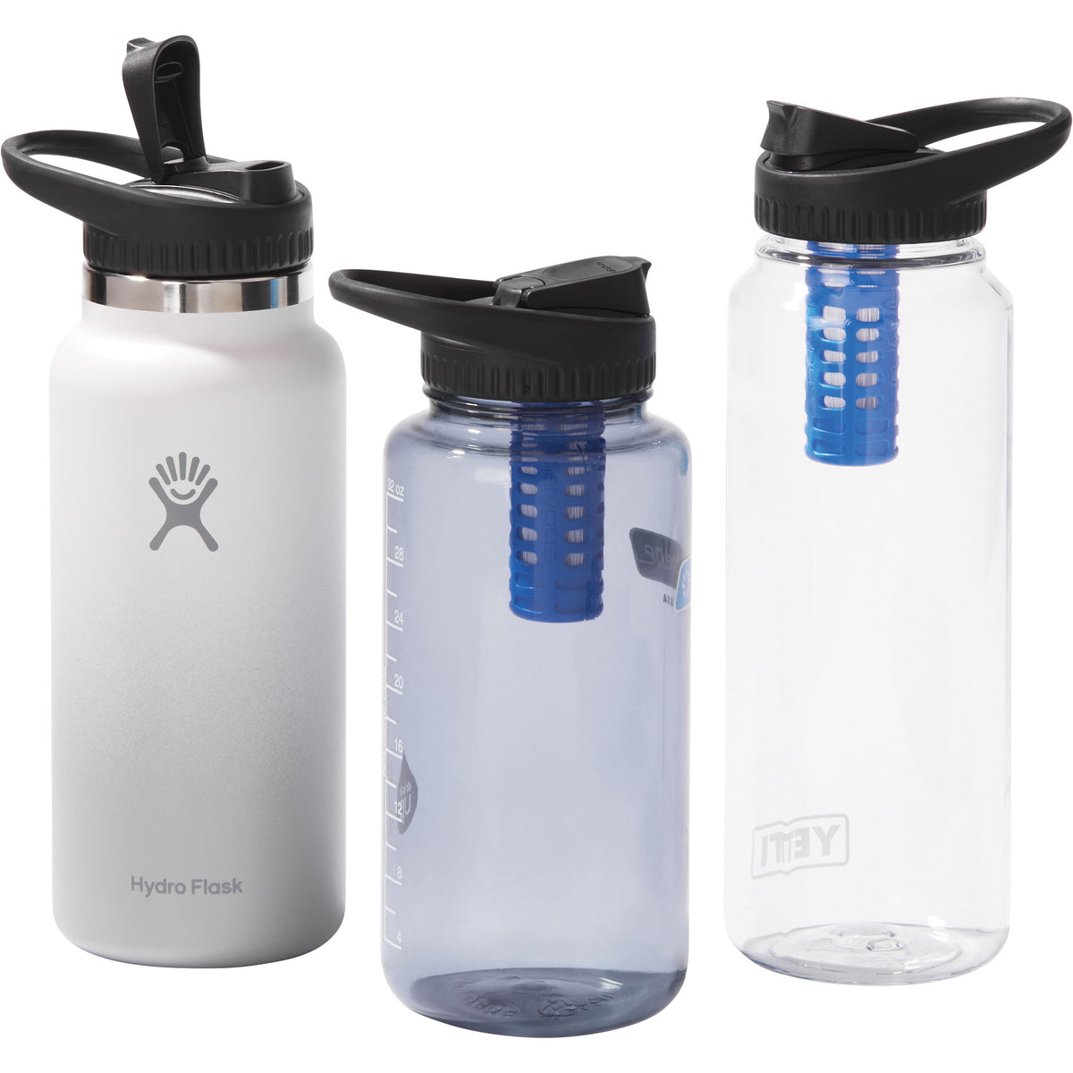 Platypus DayCap In-Bottle Filter components