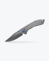 Benchmade Narrows Gray Titanium Tactical Knife - Angled Profile View | Benchmade Knife Co.
