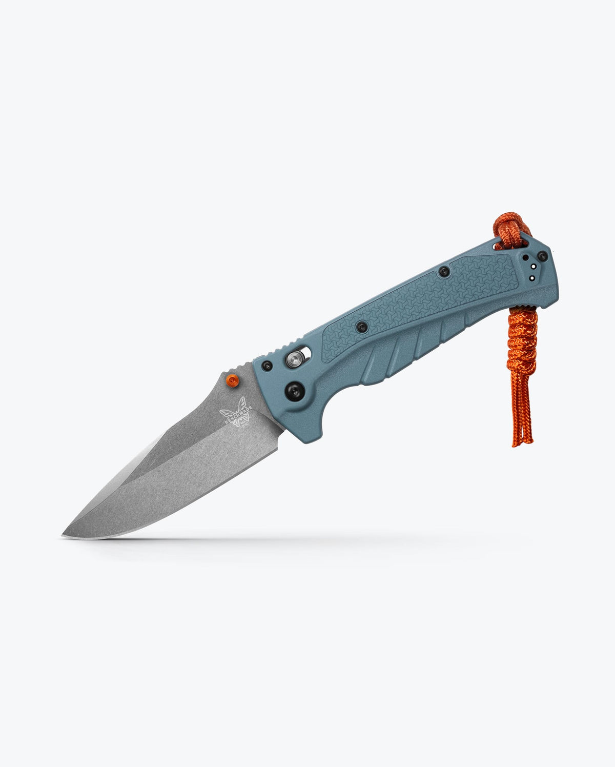 Benchmade Adira 18060 Depth Blue, angled open view