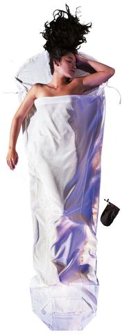 Cocoon Silk MummyLiner Sleeping Bag Liner in Natural - liner