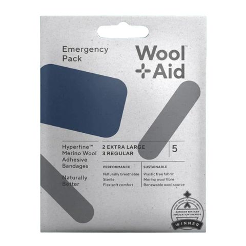 WoolAid Emergency Pack merino wool bandages - pack