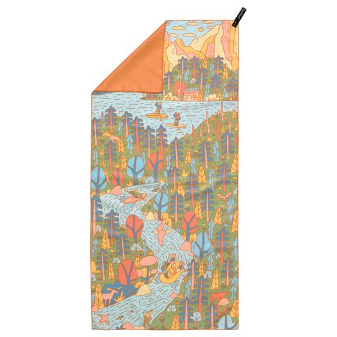 PackTowl Personal Body Towel in Lake Days