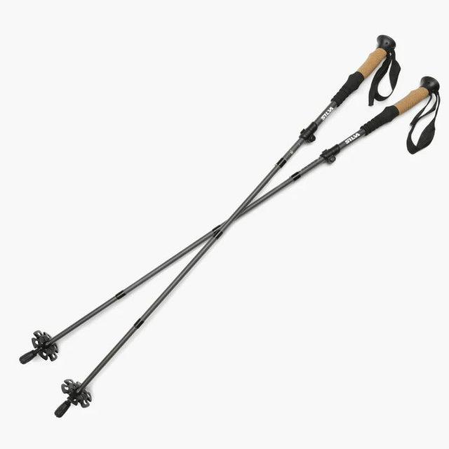 Silva Trekking Poles Aluminium Z-Fold Grey