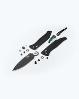 Bugout® Vapyr™ Black Aluminum Drop-Point - Parts Breakdown | Benchmade Knife Co.