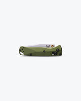 Mini Bugout® Woodland Green Folding Knife - Closed Profile | Benchmade Knife Co.