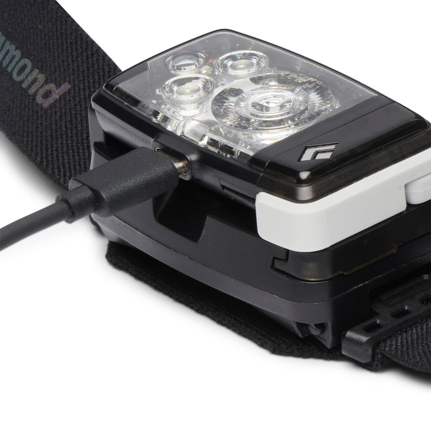 Black Diamond Distance LT 1100 Headlamp Black Alloy-  USC-C port