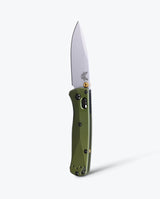 Woodland Green Mini Bugout® Folding Knife - Vertical View | Benchmade Knife Co.