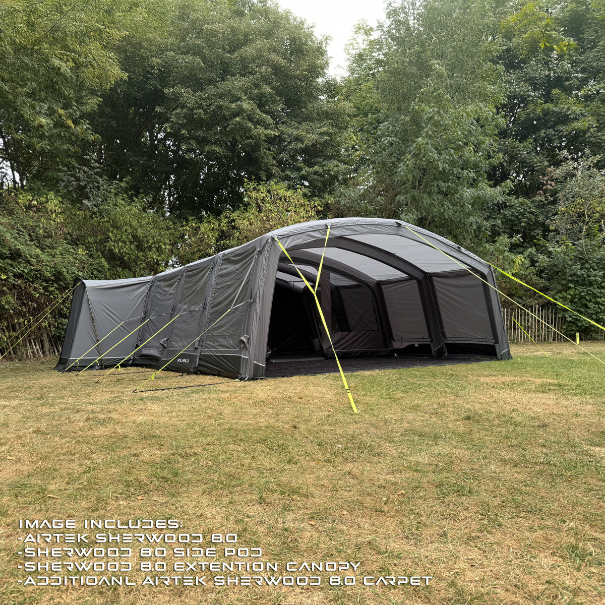 Holawild AirTek Sherwood 8.0 Inflatable Family Tent - 1 text