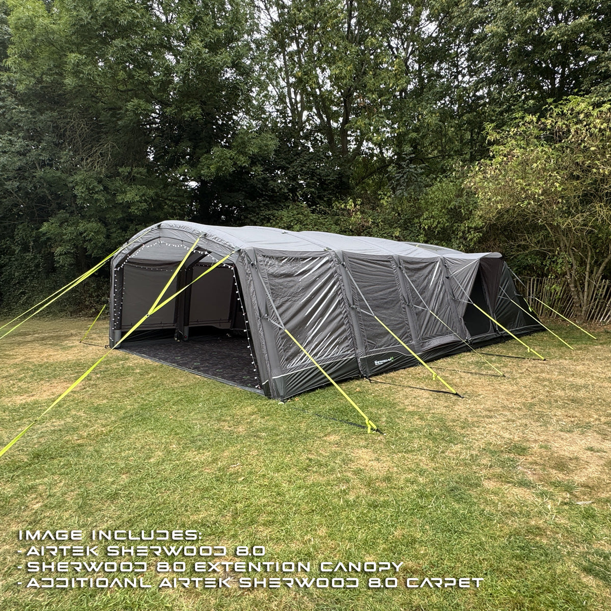 Holawild AirTek Sherwood 8.0 Inflatable Family Tent - 6 text