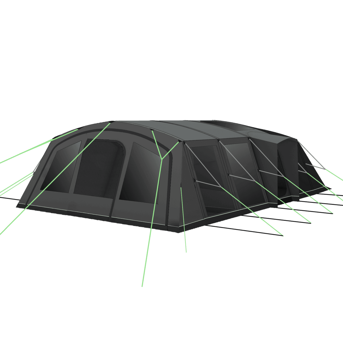 Holawild AirTek Sherwood 8.0 Inflatable Family Tent - AirTek Sherwood 8.0 with Enclosure