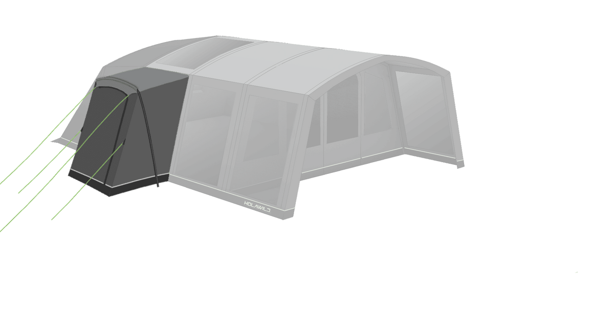 Holawild AIRTEK SHERWOOD 6.0 Inflatable Family Tent - DELAMERESidePod CutOut