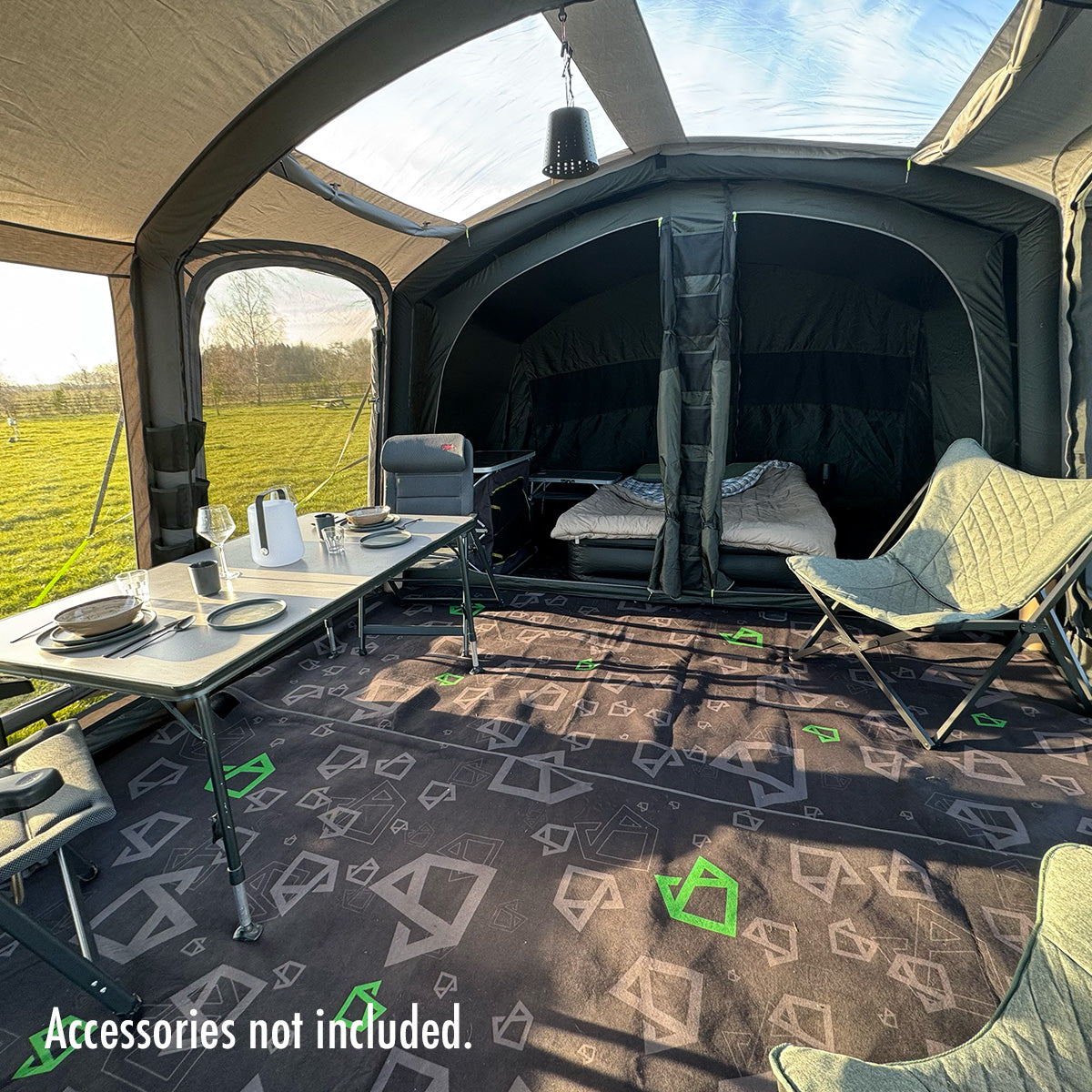 Holawild AIRTEK SHERWOOD 5.0 AC Inflatable Family Tent - Sherwood 5.0 A.C Inside Shot 2