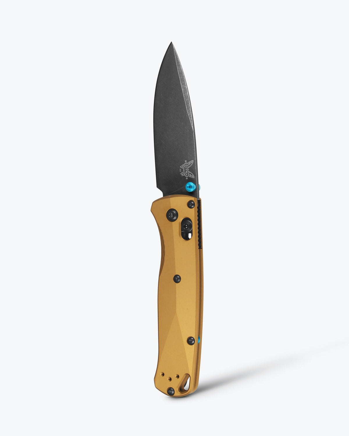 Bugout® Burnt Brass Aluminum EDC Knife - Vertical Display | Benchmade Knife Co.