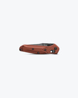 Mini Osborne | Burnt Copper Aluminum Folding Knife - Closed Position | Benchmade Knife Co.