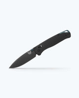 Bugout® Vapyr™ Black Aluminum Drop-Point - Side Profile Open | Benchmade Knife Co.