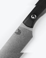 Table Knife Set | Black G10 - Single knife close-up blade detail | Benchmade Knife Co.