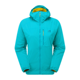 Mountain Equipment Aerotherm Women's Jacket Outdoor Action Jade - Front